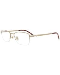 Montblanc - Eyeglasses Rectangle Semi Rim, Frame And Clear Demo Lenses Lens Mb0133O003 Sunglasses - Lyst