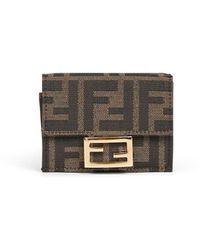 Fendi - Baguette Micro Trifold Wallet - Lyst