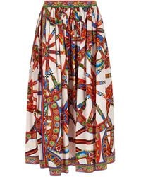 Dolce & Gabbana - Dolce & Gabbana Carretto Skirt - Lyst