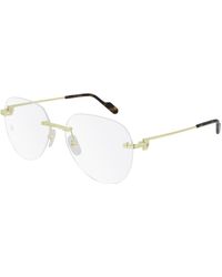 Cartier - Ct0252O002 Transparent - Lyst