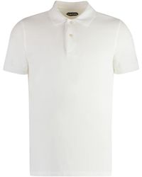 Tom Ford - Cotton-piqué Polo Shirt - Lyst