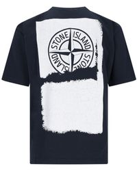 Stone Island - Back Print T-shirt - Lyst