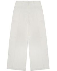 Alberta Ferretti - Trousers Viscose Twill - Lyst