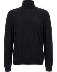 Zanone - Wool Turtleneck Sweater - Lyst