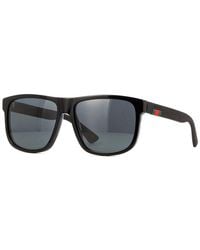 Gucci - Gg0010 Rectangle-frame Sunglasses - Lyst