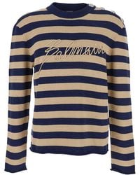 Balmain - Stripes Sweater - Lyst