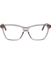 Bottega Veneta - Transparent Recycled Acetate Glasses - Lyst