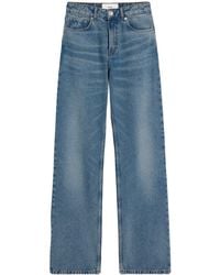 Ami Paris - Large Fit Denim Jeans - Lyst