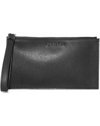 Orciani - Micron Leather Pouch With Wristband - Lyst