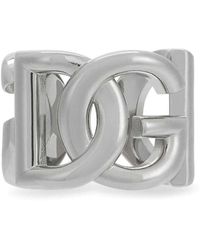 Dolce & Gabbana - Dg Logo Ring - Lyst