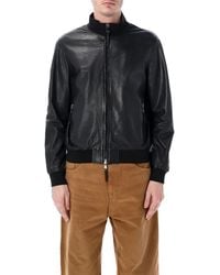 S.w.o.r.d 6.6.44 - Sword 6.6.44 Leather Bomber Jacket - Lyst