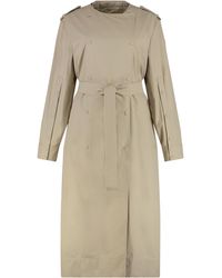 Moncler - Gourdon Trench Coat Shell: Cotton & Raincoats - Lyst