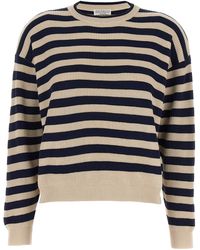 Brunello Cucinelli - Striped Sweater - Lyst
