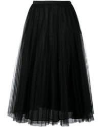 Valentino - A-Line Tulle Skirt - Lyst