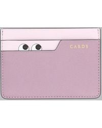 Anya Hindmarch - Card Holder Peeping Eyes Leather Wallets & Purses - Lyst