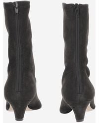 KHAITE - Ankle Boots Arizona Suede Upper: Ll; Sole: Cl - Lyst