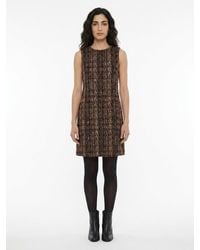 Dolce & Gabbana - Dolce & Gabbana Boucle Wool-Blend Shift Dress - Lyst