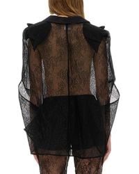 Nina Ricci - Blazer-Inspired Lace Cape Main Material: Polyamide Tops - Lyst