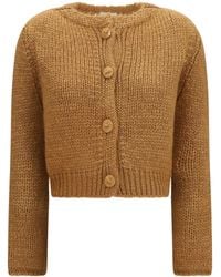 forte_forte - Chunky Knit Cardigan With Buttons - Lyst