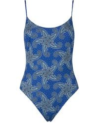 Mc2 Saint Barth - Paisley Star Print One Piece Swimsuit - Lyst