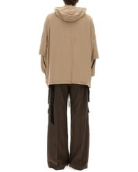 Rick Owens - Tommy Hustler Hoodie Cotton Sweatshirts - Lyst