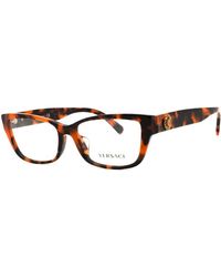 Versace - Eyeglasses Cat Eye Full Rim, Dark Havana Frame And Clear Demo Lenses Lens Ve3284Ba944 - Lyst