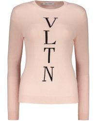 Valentino - Wool Blend Sweater - Lyst