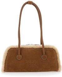 Marge Sherwood - Shoulder Bag Shearling And Nubuck Cow Leather - Lyst