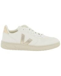 Veja - V-10 Lace-up Sneakers - Lyst