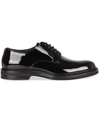 Dolce & Gabbana - Patent Leather Lace-Up Derby Dress Shoes - Lyst