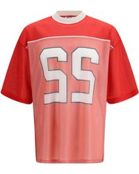Moschino - Technical Mesh T-Shirt Polyester T-Shirts - Lyst