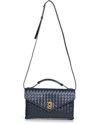 Bottega Veneta - Midnight Knot Lock Crossbody Bag - Lyst