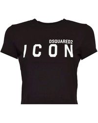 DSquared² - Be Icon Mini Fit T-shirt - Lyst