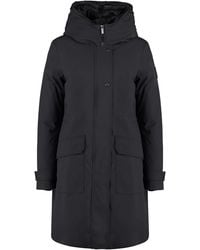 Woolrich - Military Technical Fabric Parka With Internal Removable Down Jacket - Lyst