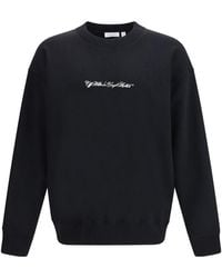 Off-White c/o Virgil Abloh - Script Arrow Crewneck Sweatshirt - Lyst