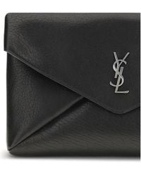 Saint Laurent - Cassandre Large Envelope Clutch Bag Calf Leather Bos Taurus - Lyst