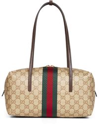 Gucci - Boston Bag Melrose Gg Canvas Cotton Shoulder - Lyst