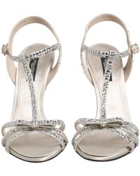 Dolce & Gabbana - Crystal-embellished Sandals - Lyst