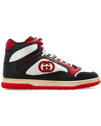 Gucci - Panelled High-Top Sneakers - Lyst