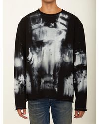 Balmain - X-ray Printed Cotton-jersey Sweatshirt - Lyst