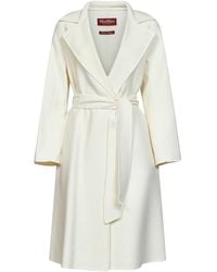 Max Mara - Butter Mstcles Long Wrap Coat - Lyst