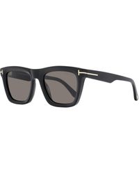 Tom Ford - Lelio Bevelled Sunglasses Tf1207 01A 52Mm Plastic (Acetate) - Lyst
