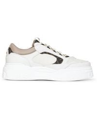 Fendi - Leather Force Sneakers - Lyst