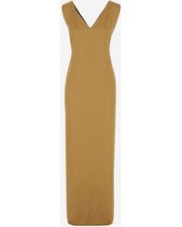 Stephan Janson Happy Silk Long Dress in Blue | Lyst