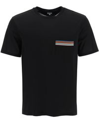 Paul Smith - 'signature Stripe' Pocket T-shirt - Lyst