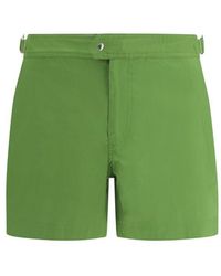Tom Ford - Bicolor Polyester Swim Shorts - Lyst