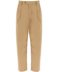A.P.C. - Renato Loose Pants With Pleats - Lyst