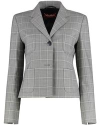 Max Mara - Jacket Manto Virgin Wool Blazers - Lyst