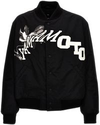 Y-3 - Team Button-Up Bomber Jacket - Lyst