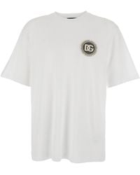 Dolce & Gabbana - T-Shirt With Logo - Lyst